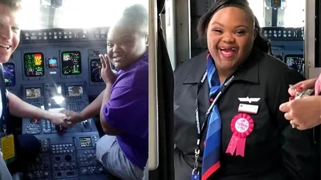 Ultima dorinta inainte de moarte a acestei fete de 17 ani s-a adeverit! De ce si-a dorit sa devina stewardesa chiar si pentru o singura zi! :( VIDEO