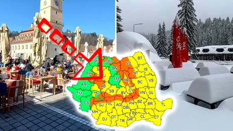Vremea o ia razna în România. Meteorologii ANM au modificat prognoza pentru Crăciun și Revelion