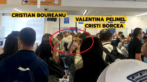 În drum spre o vacanță romantică, Cristi Borcea și Valentina Pelinel au dat nas în nas cu… Boureanu! Unul dintre ei a făcut și un comentariu