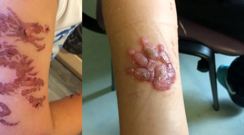 Un baietel de 7 ani are arsuri grave din cauza tatuajelor cu henna. Mama lui este disperata: Nu se poate..