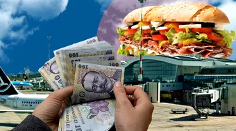 Prețuri exorbitante! Cât au ajuns să coste un sendviș și o cafea în Aeroportul Otopeni
