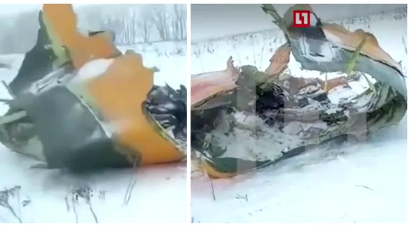 Informatii socante in cazul prabusirii avionului rus langa Moscova! S-a gasit cutia neagra a aparatului de zbor. Primele ipoteze dupa ce 71 de persoane si-au pierdut viata