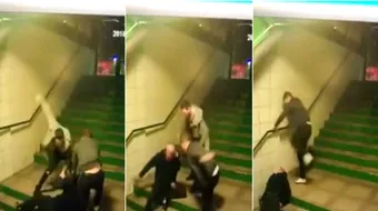 Batran batut cu salbaticie de doi tineri in Brasov! Omul a fost pur si simplu calcat in picioare si lasat sa agonizeze pe strada. Cine l-a salvat in ultima clipa