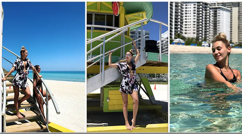 Alina Eremia a plecat de la Miami chiar înainte să vină Uraganul Irma