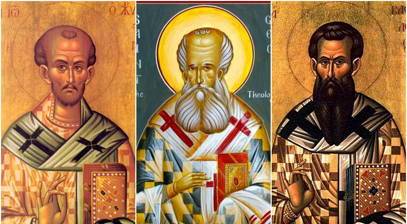 Calendar ortodox 30 ianuarie. Rugăciune către Sfânții Vasile cel Mare, Grigorie Teologul și Ioan Gură de Aur