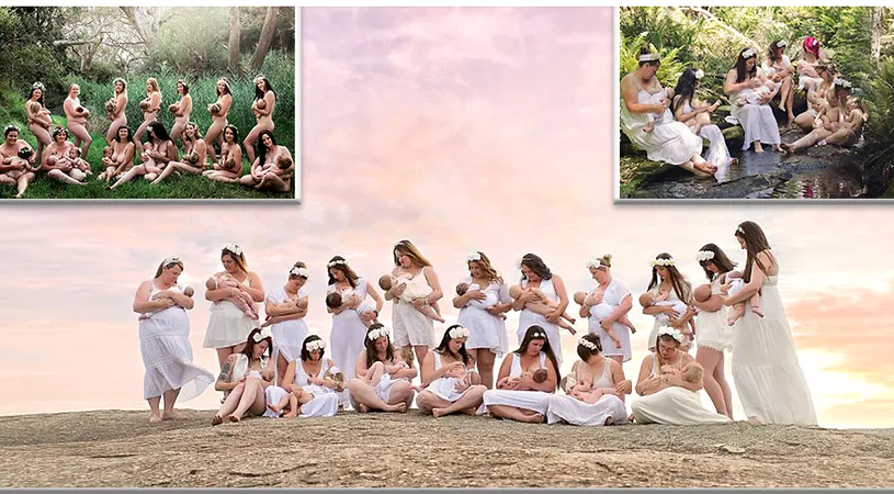 Femeile astea au iesit sa isi alapteze copiii, la iarba verde. La scurt timp, au renuntat la haine. De ce au facut asta