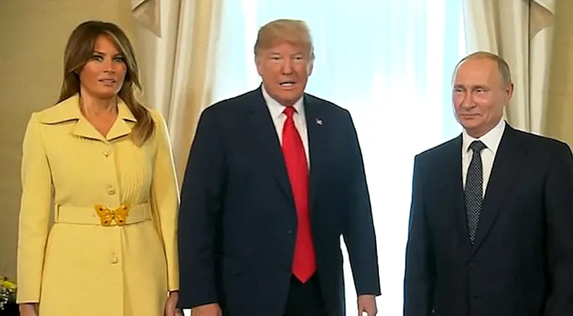 Reactia Melaniei Trump dupa ce a dat mana cu Putin si el i-a soptit ceva! I-a picat fata la propriu, iar acum imaginile sunt virale! VIDEO