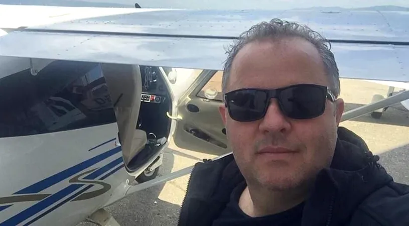 Ultima fotografie cu Liviu Bucatica, care a murit ieri in accidentul aviatic produs in Buzau