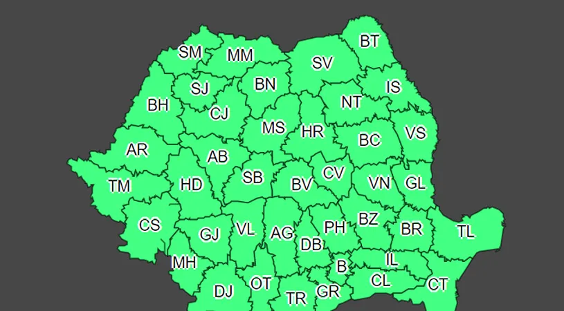 Prognoza ANM. România, învăluită de ploi și descărcări electrice toată săptămâna