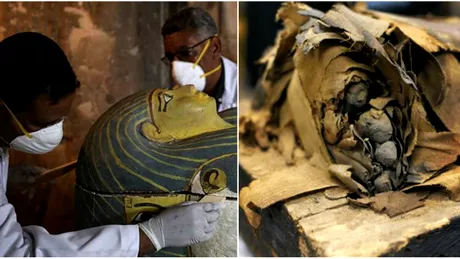Arheologii au deschis, in direct, un sarcofag gasit pe malul Nilului! Ale cui erau ramasitele din interior VIDEO