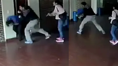 Un tata furios i-a aplicat unui profesor 22 de pumni in 15 secunde pentru ca i-a agresat sexual fiica de 15 ani VIDEO
