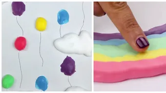 Ce tare! Cum faci vopsea pufoasa pentru copilul tau! Picturile lui vor iesi in evidenta asa VIDEO