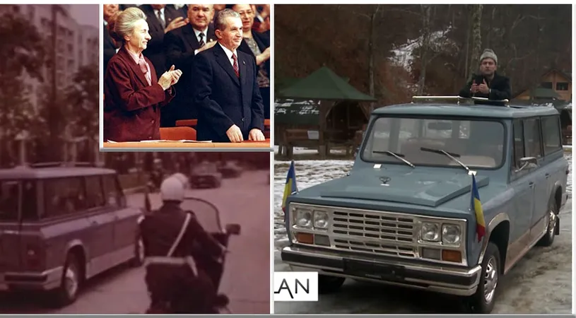 Bogdan Mirica a testat masina lui Nicolae Ceausescu! Cum arata Aro construit in 1985? Avea si aer conditionat VIDEO