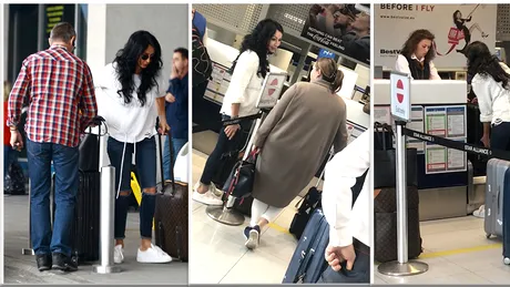 Grăbită tare, Mihaela Rădulescu a fentat coada la aeroport