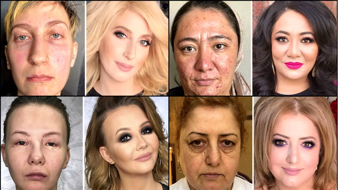 Acest make-up artist a transformat cateva femei obisnuite in vedete de la Hollywood! Schimbarile prin care au trecut sunt majore
