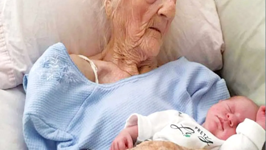 De necrezut! Batrana aceasta are 101 ani si a nascut un bebelus sanatos. N-o sa ghiciti niciodata ce varsta are tatal copilului VIDEO