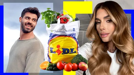 Sânziana Negru, implicată într-un scandal de proporţii! Influenceriţa şi Ștefan Floroaica au aruncat la gunoi produse alimentare Lidl, după ce le-au promovat pe Internet