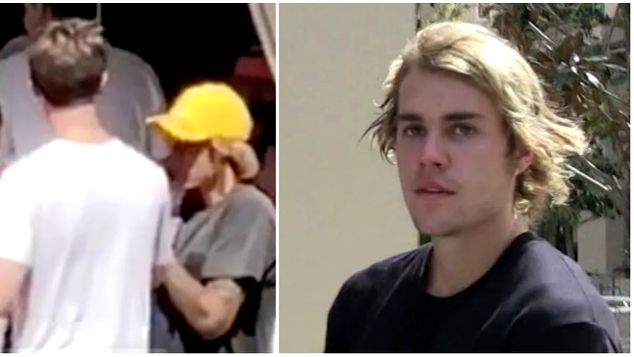 Justin Bieber a atacat un barbat si i-a dat un pumn in fata 