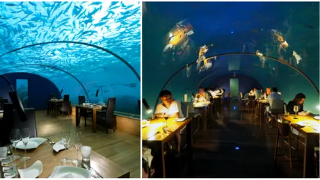 Asa arata primul restaurant-submarin din Oceanul Indian! Pare desprins dintr-o alta lume si este total de vis! VIDEO