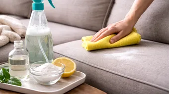 Trucul simplu care curăță rapid tapițeria canapelei. Metoda folosită pentru a scoate petele și mirosurile neplăcute