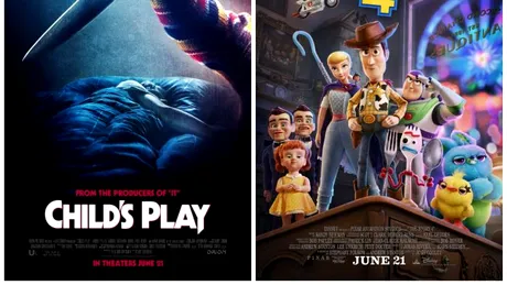 Filme noi in cinema saptamana 24-30 iunie 2019: Child's Play revine, alaturi de Toy Story 4!