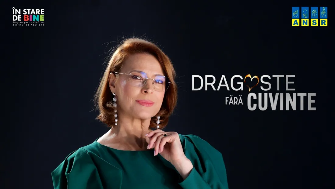 VIDEO Monica Davidescu învață câteva cuvinte și expresii de bază în Limba Semnelor Române de la actorul surd Eduard Iacovache