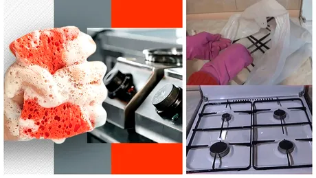 Cum se curăță grătarul aragazului simplu și rapid! Ai nevoie de o pungă de plastic
