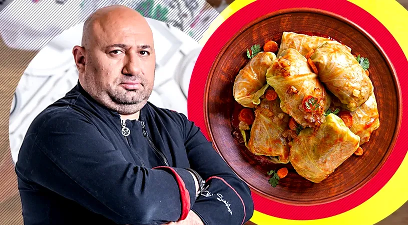 Cum să prepari cele mai delicioase sarmale, după reţeta lui Cătălin Scărlătescu. Ingredientul secret folosit de juratul de la MasterChef