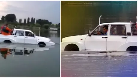 Asa arata Dacia amfibie, unica masina romaneasca ce poate merge si pe apa! VIDEO