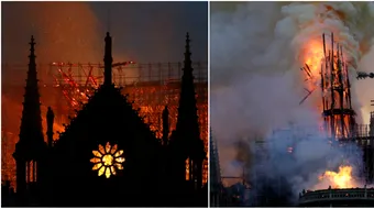 Catedrala Notre-Dame, incendiu de proportii. Ce transmit autoritatile franceze. Imagini VIDEO sumbre
