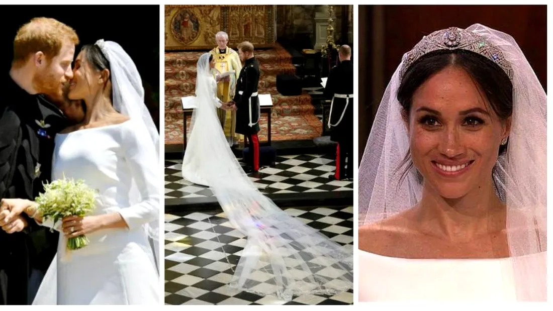 Secretul voalului purtat de Meghan Markle la nunta cu Printul Harry! Gestul extraordinar facut de Regina Elisabeta a II-a pentru ducesa de Sussex