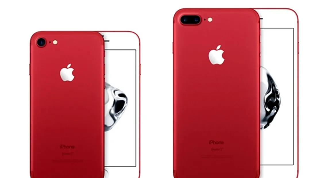 iPhone 7 a fost lansat si in varianta rosie. Reprezentantii Apple au anuntat editie limitata