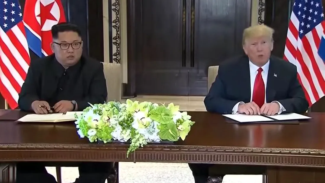 Motivul absurd pentru care Kim Jong-un nu a dorit sa foloseasca stiloul americanilor atunci cand s-a intalnit cu Donald Trump! De ce teme cel mai mult