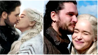 Sarutul din Game of Thrones. Ce spune Kit Harington despre scena amoroasa cu Emilia Clarke. A starnit furori!