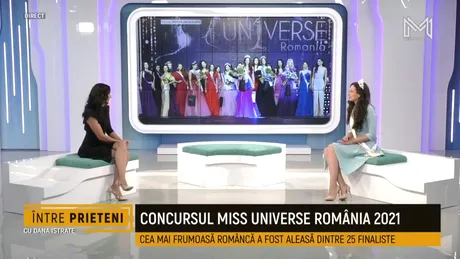Miss Universe România 2021 prezentă pentru prima dată într-un studiou de televiziune, la Metropola TV