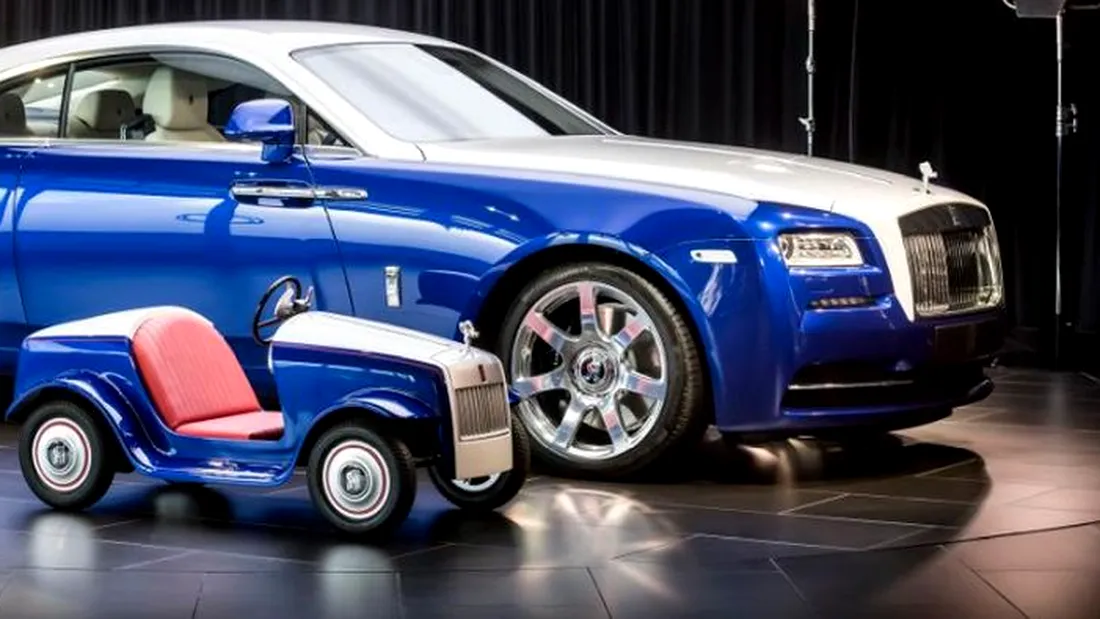 Rolls-Royce a lansat masina mini SRH pentru copii! Are un loc, este electrica si luceste ca un bec. Cum arata SRH
