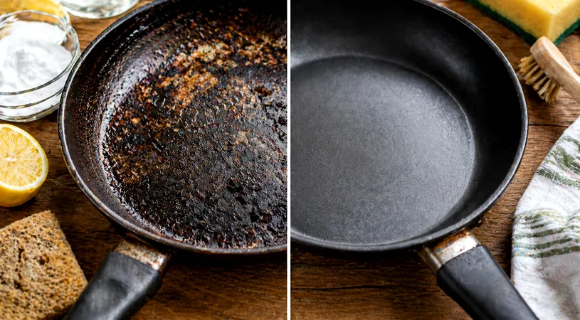 Cum cureți ușor tigaile arse – metode simple care îți salvează timpul și nervii