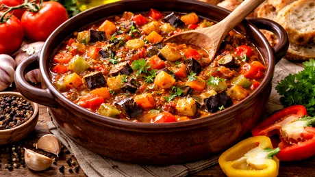 Rețetă de ghiveci de post. Preparatul tradițional plin de savoare și nutrienți