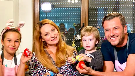 Cine  l-a salvat de gătit pe Dan Cruceru de Paște! Ce sfaturi dă cel mai cool tătic din showbizz părinților cu doi copii