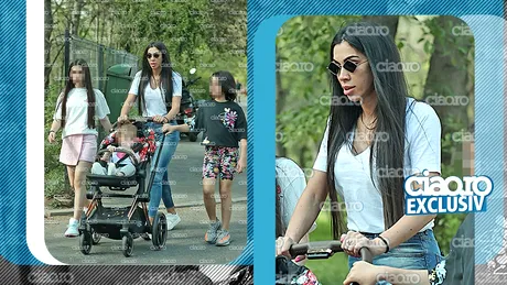 PAPARAZZI | În plin scandal cu Pepe, Raluca Pastramă își vede de viață. Cum își petrece timpul cu cele trei fiice fosta soție a artistului