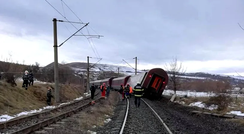 Ultima oră! Accident feroviar în România! Un tren a deraiat!