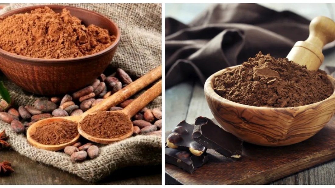 Pudra de cacao vs Pudra de roscove. Pe care e bine sa o consumi mai des