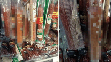 A mers la supermarket sa faca cumparaturi, dar nu se astepta ca va da peste asa ceva. Descoperirea facuta de o femeie din Timisoara la raionul de mezeluri: ''Mi s-a intors stomacul pe dos''