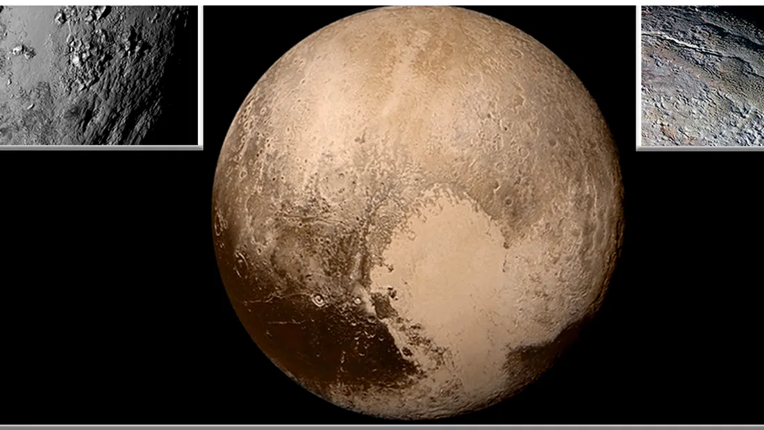 Cum arata Pluto! Planeta are cer albastru, ca pe Terra, si apa inghetata VIDEO