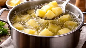 Trucul simplu pentru a fierbe cartofii perfect pentru piure. Secretul bucătarilor pentru un piure cremos