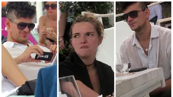 Tudor Chirila și Iulia citesc cum scrie la carte! Solistul si sotia lui au fost surprinsi la plaja