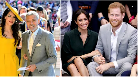 Meghan Markle si Printul Harry au decis! George Clooney si Amal vor fi nasii bebelusului lor regal!