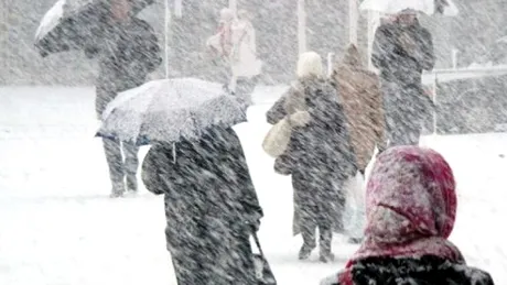 Vine zăpada! Cod galben de ninsori în 15 județe din România!