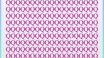 Test de inteligență. Doar persoanele cu IQ peste 140 pot găsi litera „O” în mai puțin de 10 secunde!