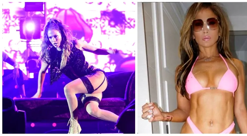 Jennifer Lopez, in costum de baie la 49 de ani! Artista e plina de muschi